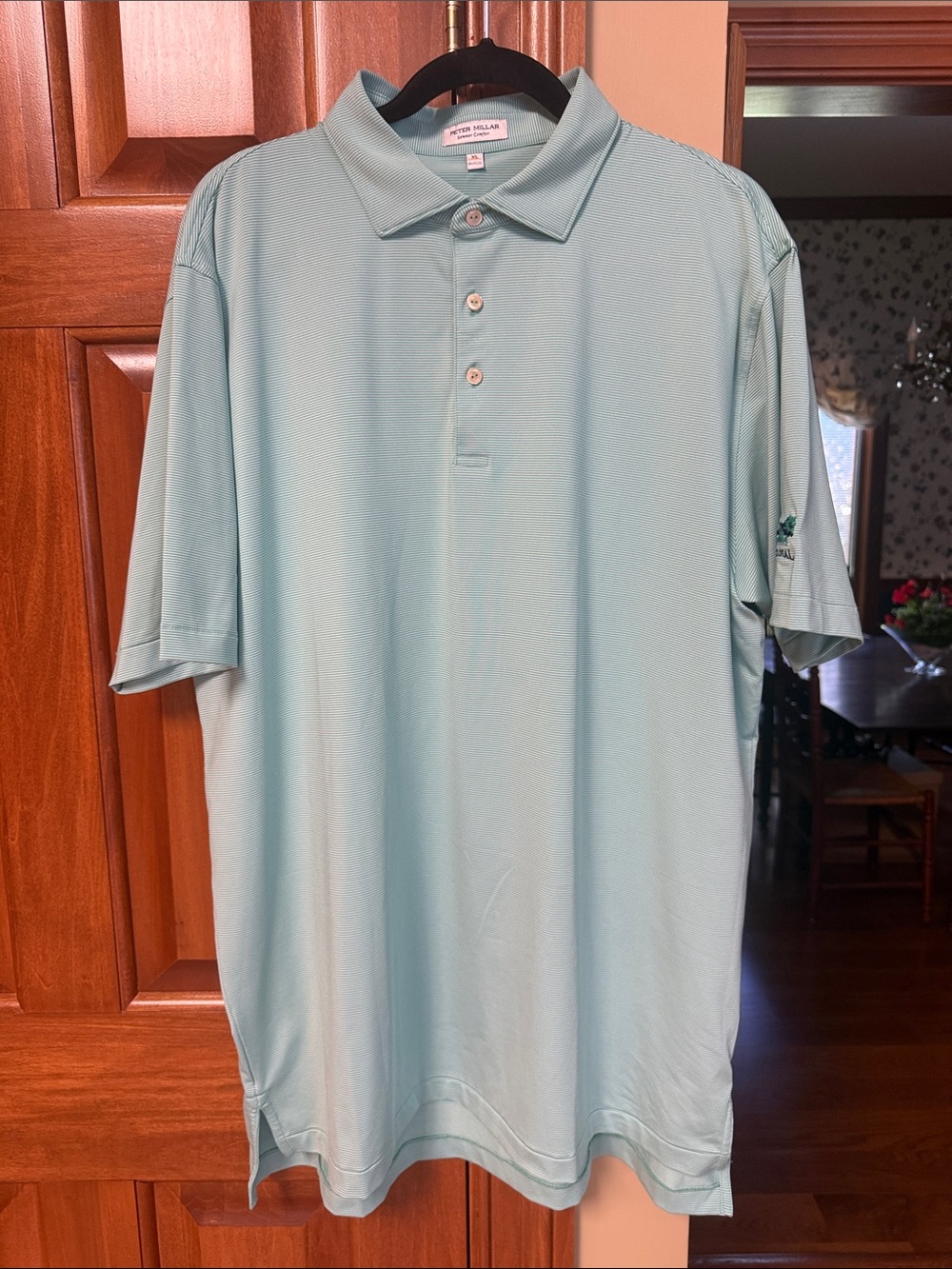 Peter Millar Pale Aqua Performance Polo